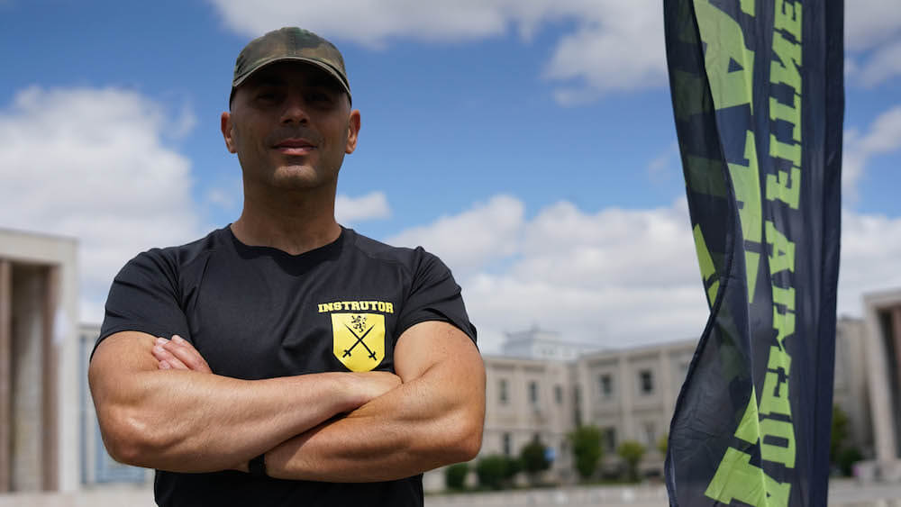 Instrutor militar da Academia Fitness Militar